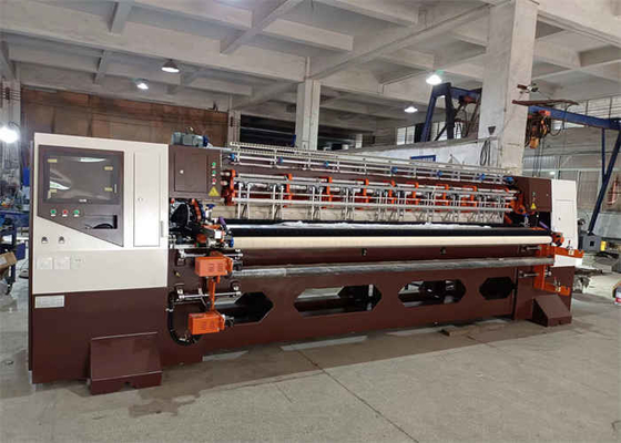 Automatizado 96 polegadas de ponto estofando do fechamento do fundamento da máquina da multi agulha