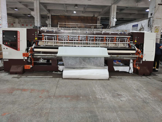 Fileira estofando da agulha da polegada 3 da máquina 128 da melhor edredão da Multi-agulha 1400RPM