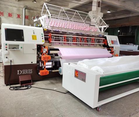 Costura automática 2 fileiras máquina estofando industrial de 94 polegadas