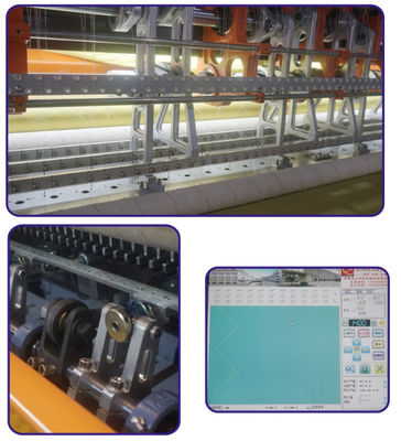 Costura automática 2 fileiras máquina estofando industrial de 94 polegadas