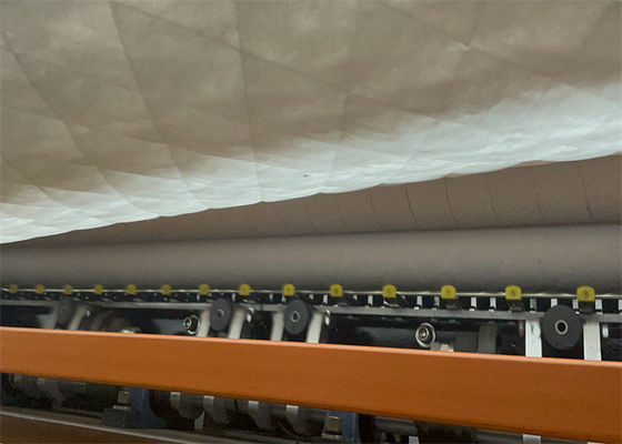 Máquina de cobertores industriais informatizados de 165 cm de largura com capacidade de cobertores de 360 graus