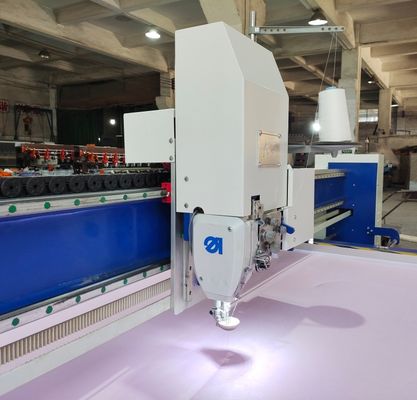 Máquina de coberturas de cabeça única de tipo industrial contínuo para grandes padrões