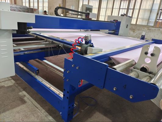 Máquina de coberturas de cabeça única de tipo industrial contínuo para grandes padrões