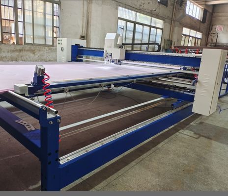 Máquina contínua de cobertor de agulha única com cabeça de máquina Durkopp para cobertor