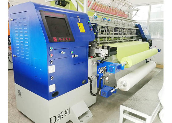Edredão estofando automatizada multi agulha da máquina que faz a máquina para a cobertura