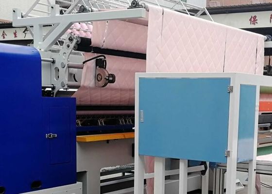 Edredão estofando automatizada multi agulha da máquina que faz a máquina para a cobertura