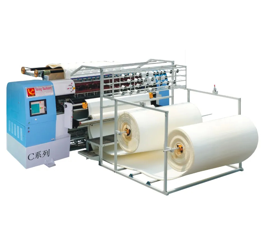 Industrial 25,4 mm Distância de agulha Velocidade 60-280m/m Máquina de cobertoria de produção