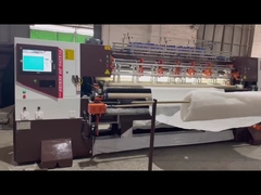 Ponto do fechamento da agulha do movimento 1400 RPM do quadro máquina estofando do multi
