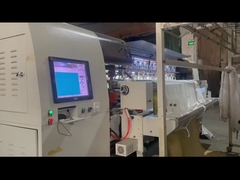 Máquina de cobertor industrial com distância de agulha de 25,4 mm